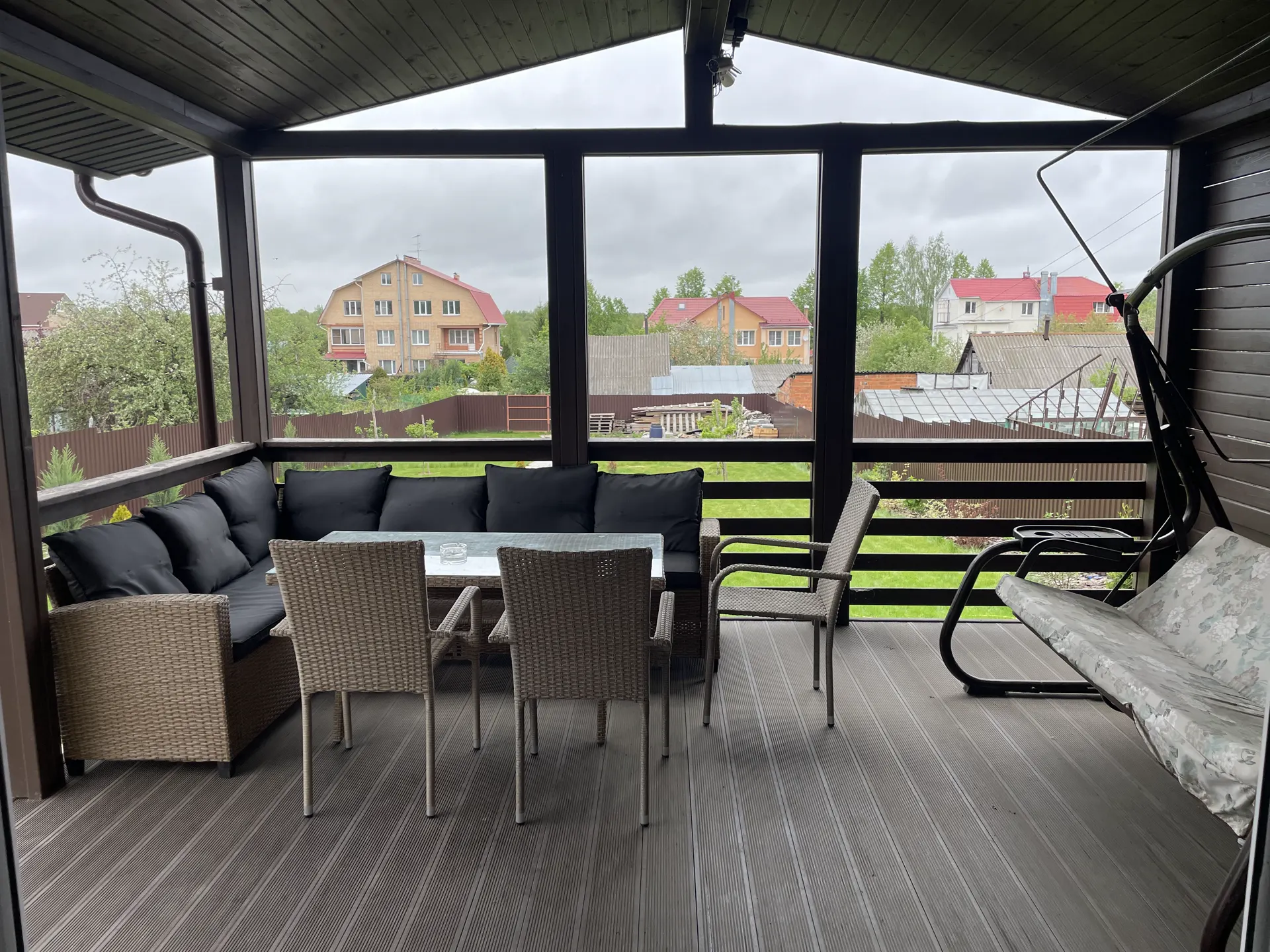 Веранда дома 281,5 м² в Житнево